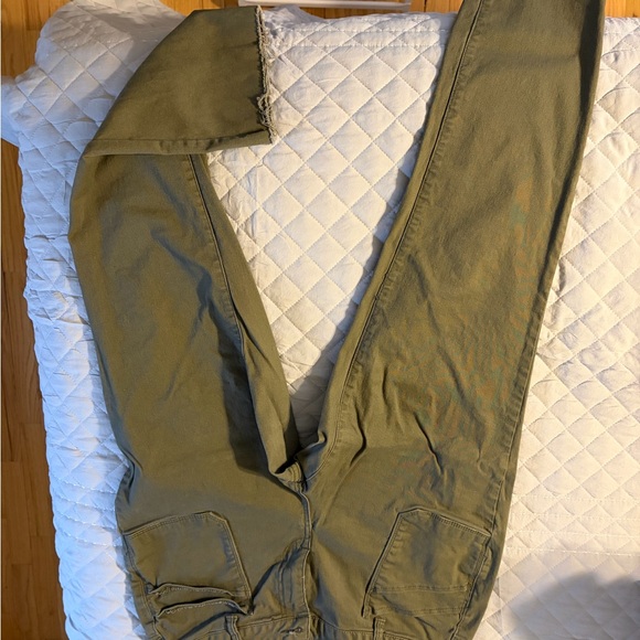 1822 Denim Pants - 1822 Denim Olive Green Pants